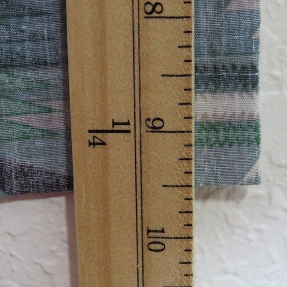 Brooklyn Cloth* Men's Short Sleeve Button Down Curved Hem BOHO Shirt~ Size Large - Picture 8 of 10